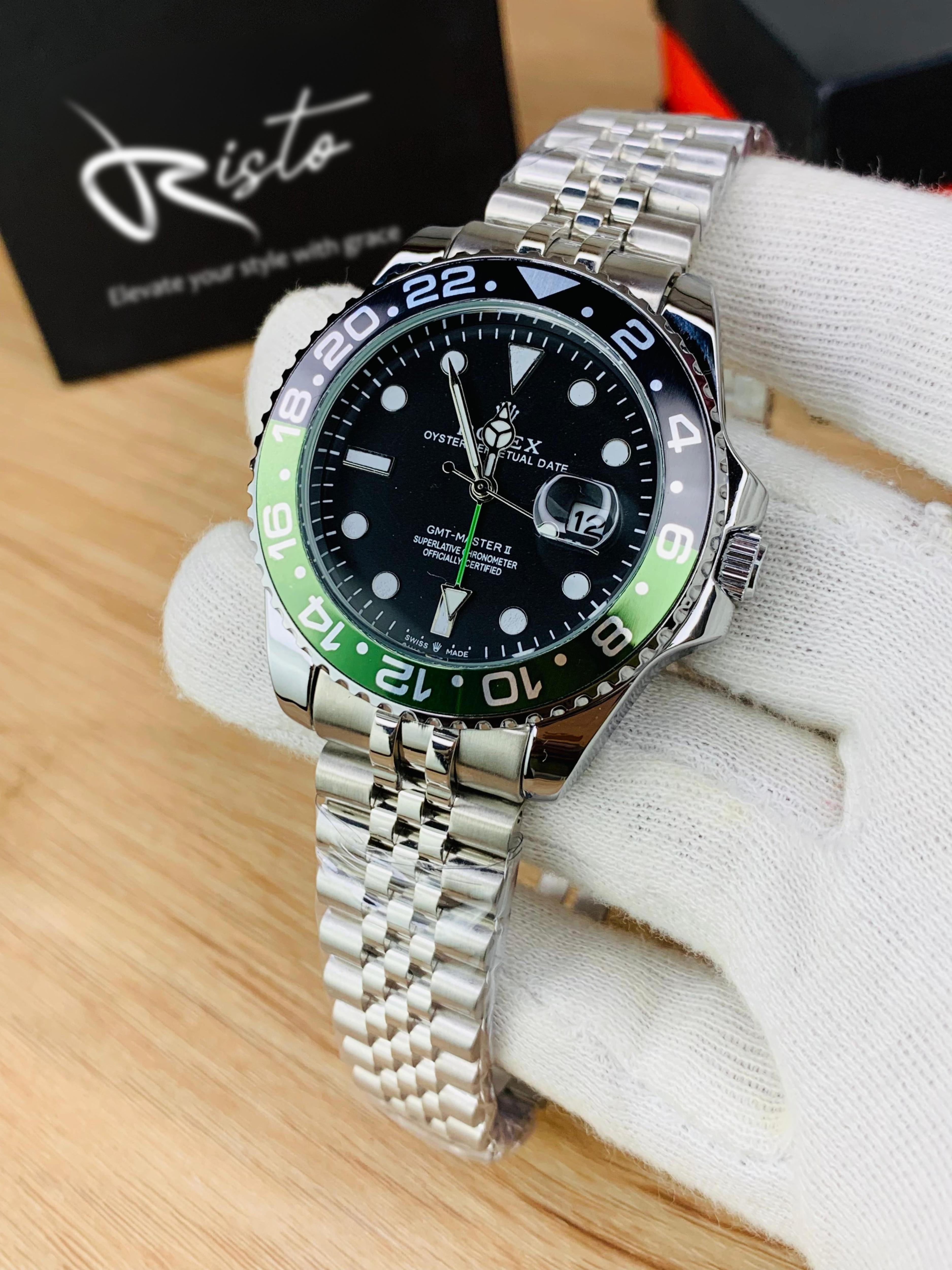 GMT Master II - Premium Watch  Blck-Green