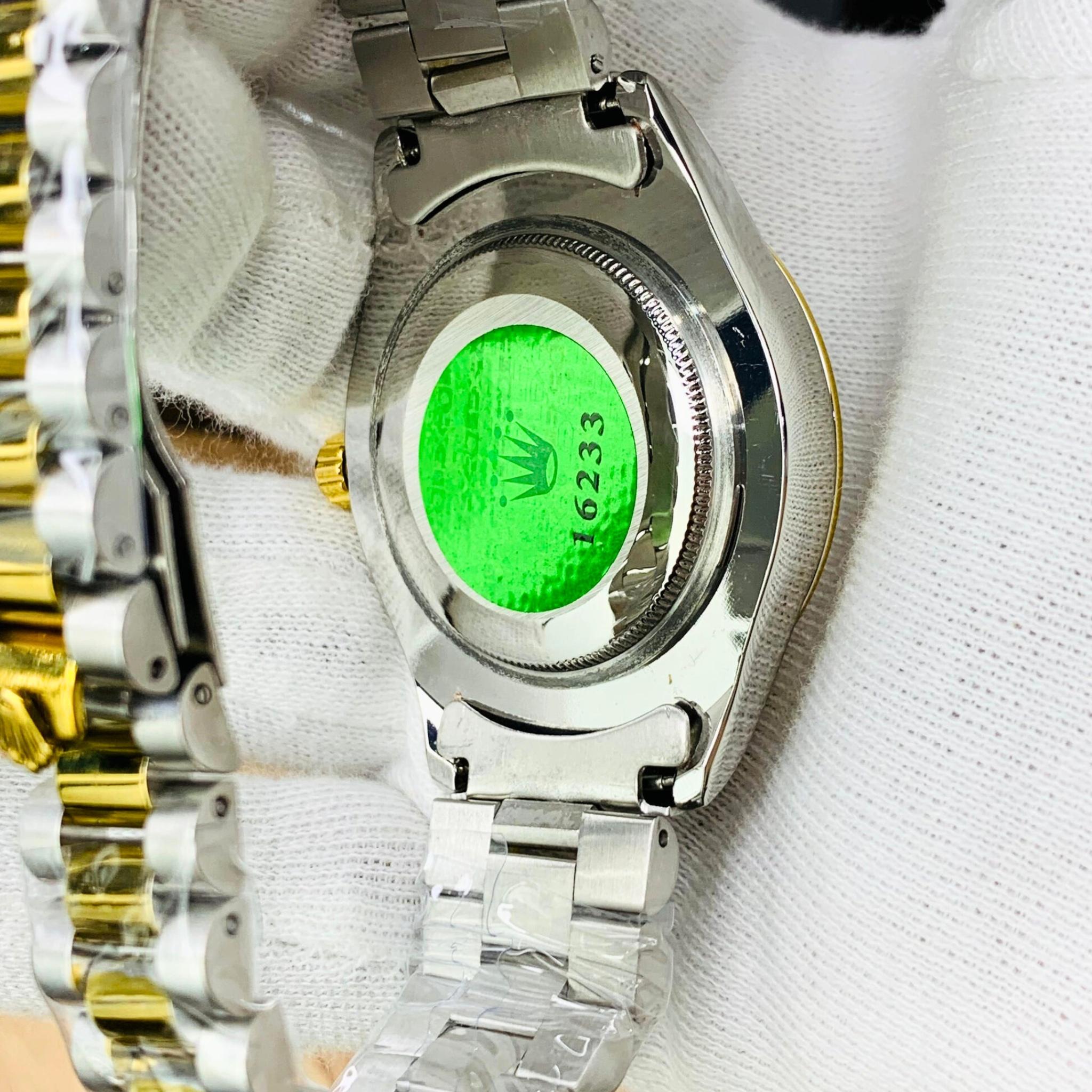 RLX Oyster Datejust Stainless Steel Watch Two Tone